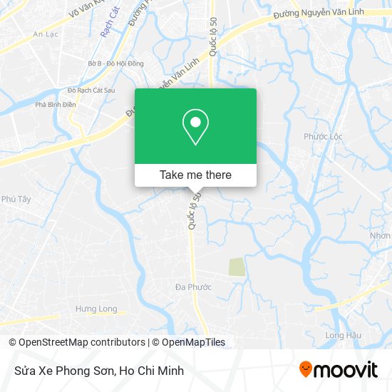 Sửa Xe Phong Sơn map