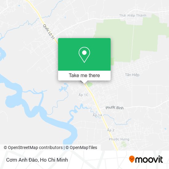 Cơm Anh Đào map