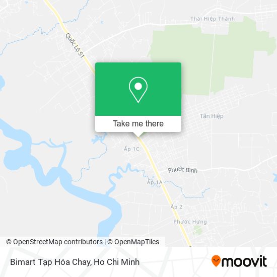 Bimart Tạp Hóa Chay map