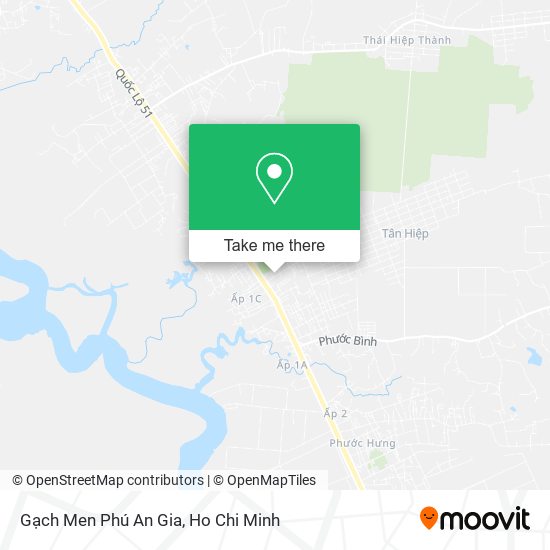 Gạch Men Phú An Gia map