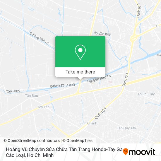 Hoàng Vũ Chuyên Sửa Chữa Tân Trang Honda-Tay Ga Các Loại map