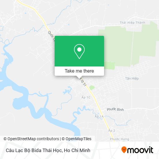 Câu Lạc Bộ Bida Thái Học map