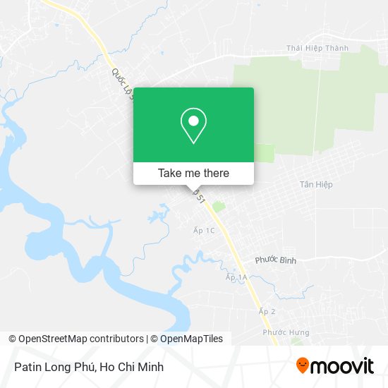 Patin Long Phú map