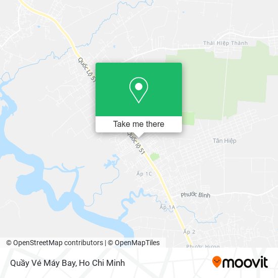 Quầy Vé Máy Bay map