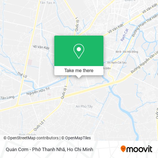 Quán Cơm - Phở Thanh Nhã map