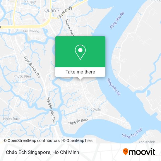 Cháo Ếch Singapore map
