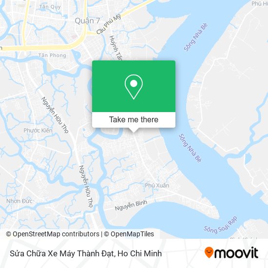 Sửa Chữa Xe Máy Thành Đạt map