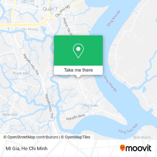 Mì Gia map