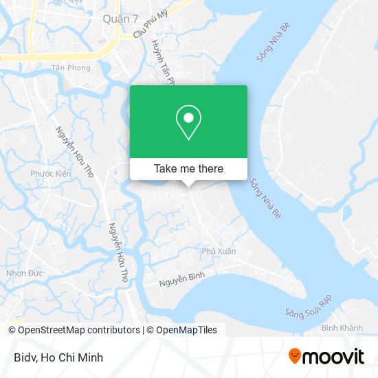 Bidv map