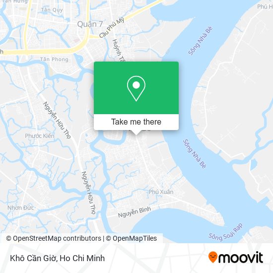 Khô Cần Giờ map