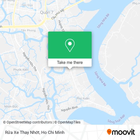 Rửa Xe Thay Nhớt map