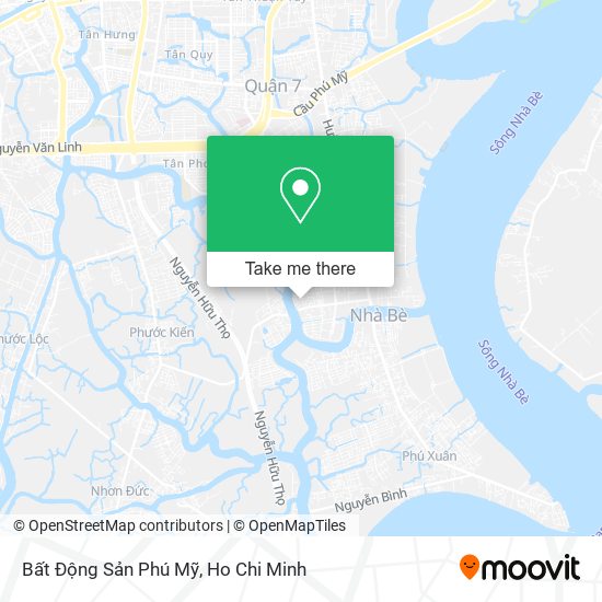 Bất Động Sản Phú Mỹ map