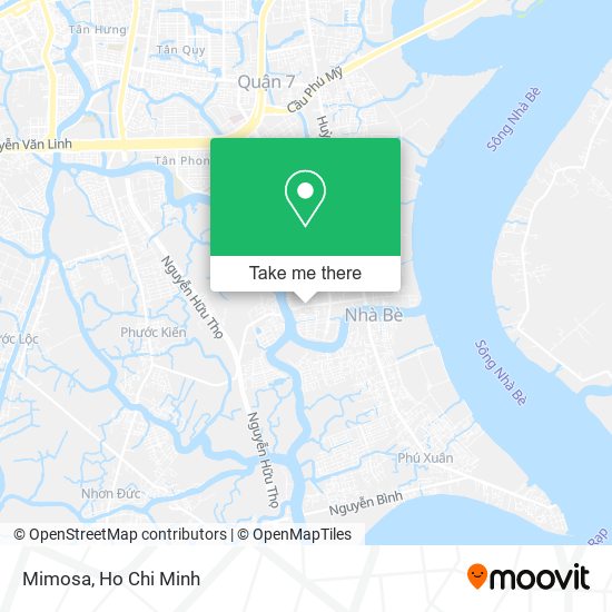 Mimosa map