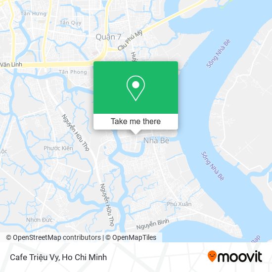 Cafe Triệu Vy map