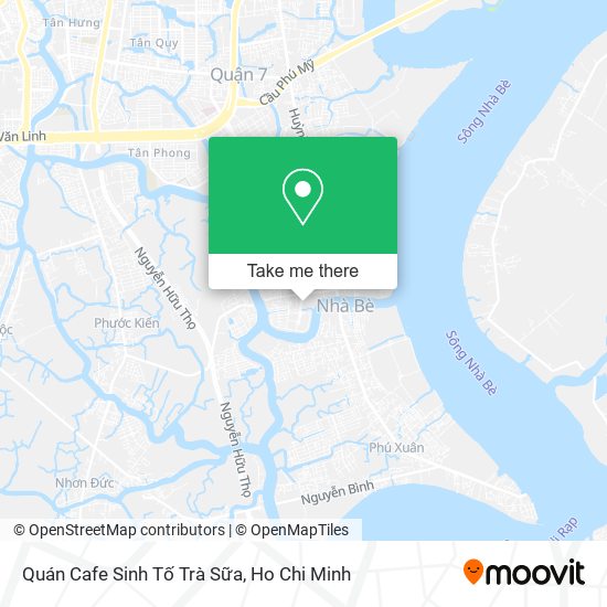 Quán Cafe Sinh Tố Trà Sữa map