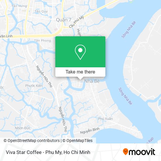 Viva Star Coffee - Phu My map