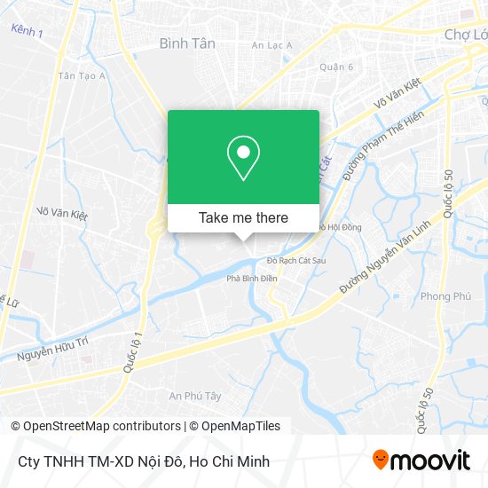 Cty TNHH TM-XD Nội Đô map