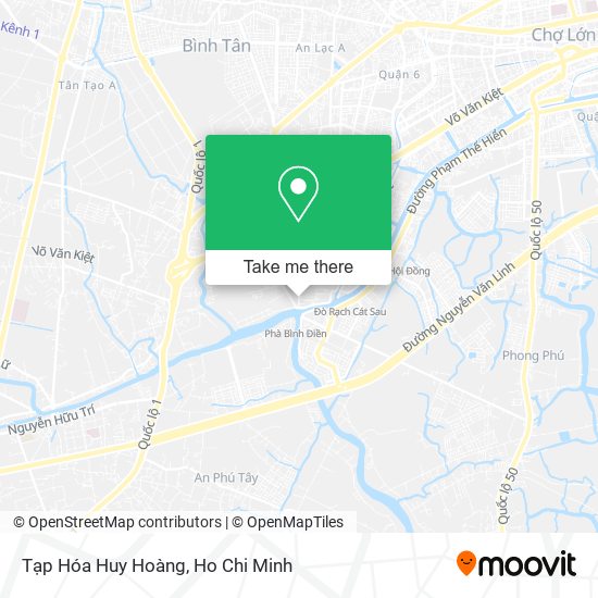 Tạp Hóa Huy Hoàng map