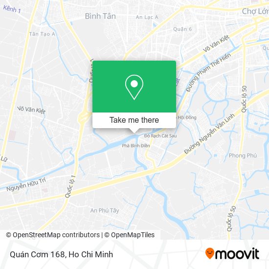 Quán Cơm 168 map