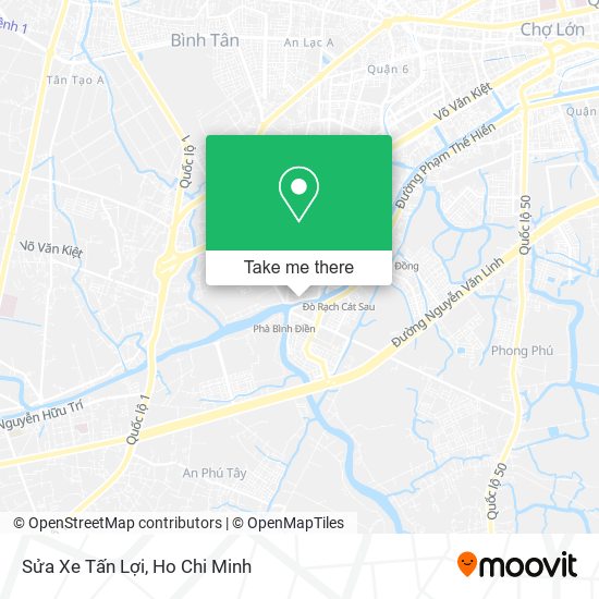 Sửa Xe Tấn Lợi map