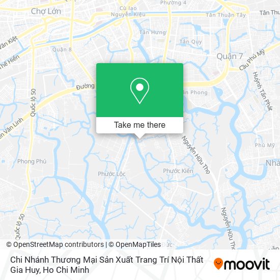 Chi Nhánh Thương Mại Sản Xuất Trang Trí Nội Thất Gia Huy map