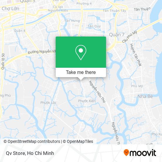Qv Store map