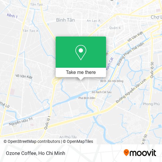 Ozone Coffee map