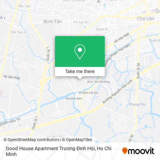 Good House Apartment Trương Đình Hội map