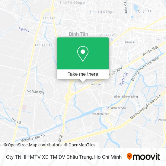 Cty TNHH MTV XD TM DV Châu Trung map