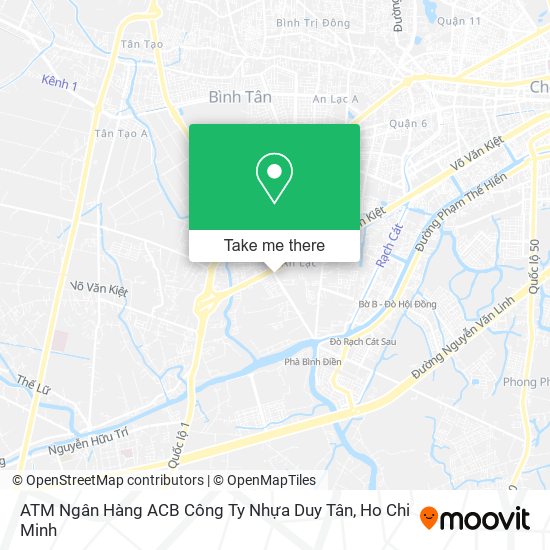 ATM Ngân Hàng ACB Công Ty Nhựa Duy Tân map