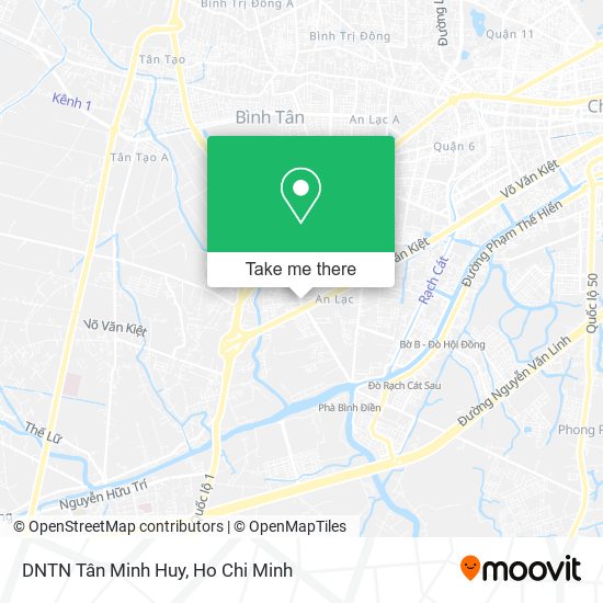 DNTN Tân Minh Huy map