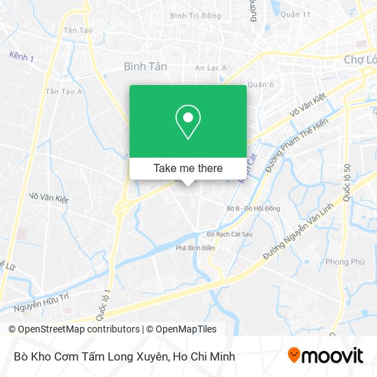 Bò Kho Cơm Tấm Long Xuyên map
