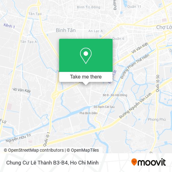 Chung Cư Lê Thành B3-B4 map