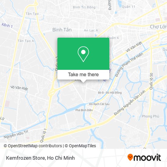Kemfrozen Store map