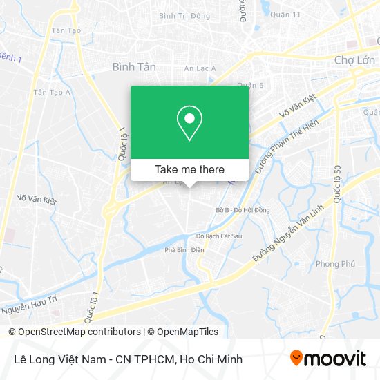 Lê Long Việt Nam - CN TPHCM map