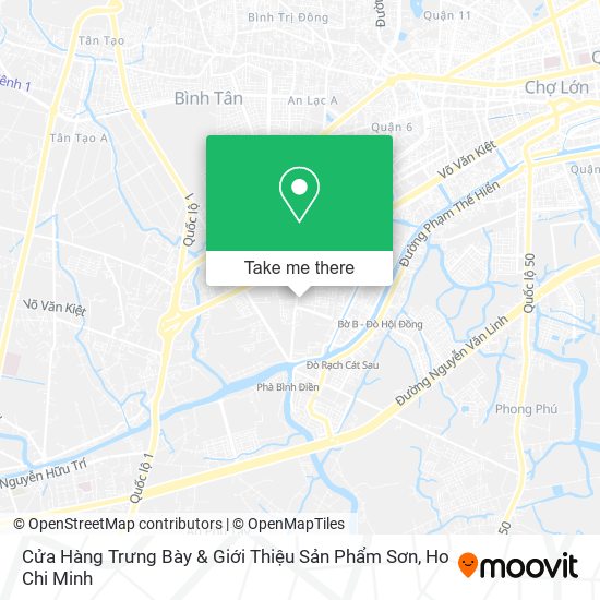 Cửa Hàng Trưng Bày & Giới Thiệu Sản Phẩm Sơn map