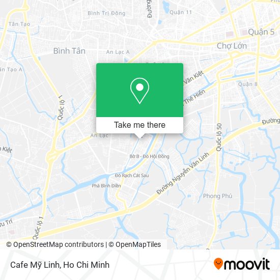 Cafe Mỹ Linh map