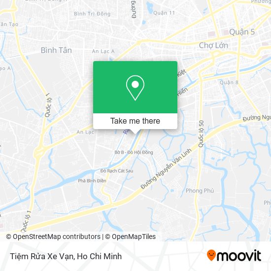 Tiệm Rửa Xe Vạn map