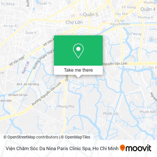 Viện Chăm Sóc Da Nina Paris Clinic Spa map