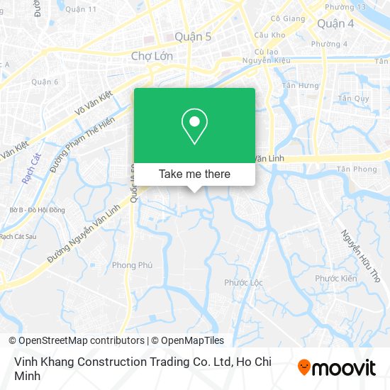 Vinh Khang Construction Trading Co. Ltd map
