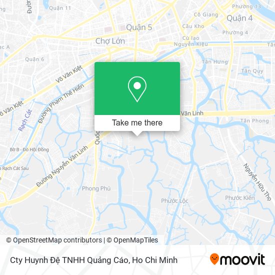 Cty Huynh Đệ TNHH Quảng Cáo map