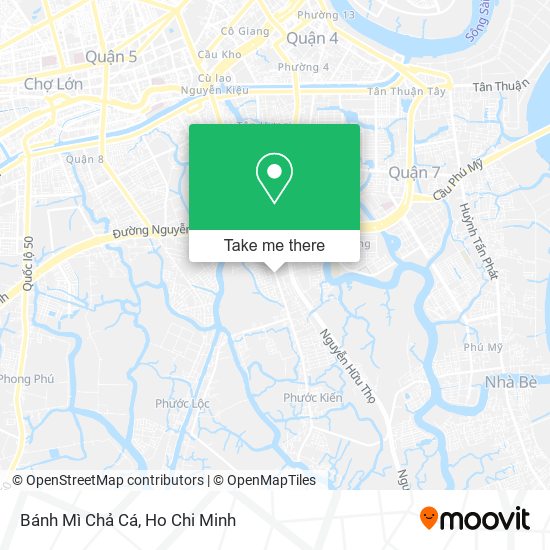 Bánh Mì Chả Cá map