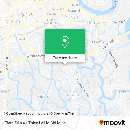 Tiệm Sửa Xe Thiên Lý map