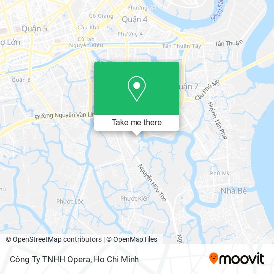 Công Ty TNHH Opera map