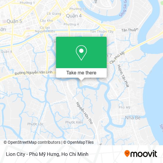 Lion City - Phú Mỹ Hưng map