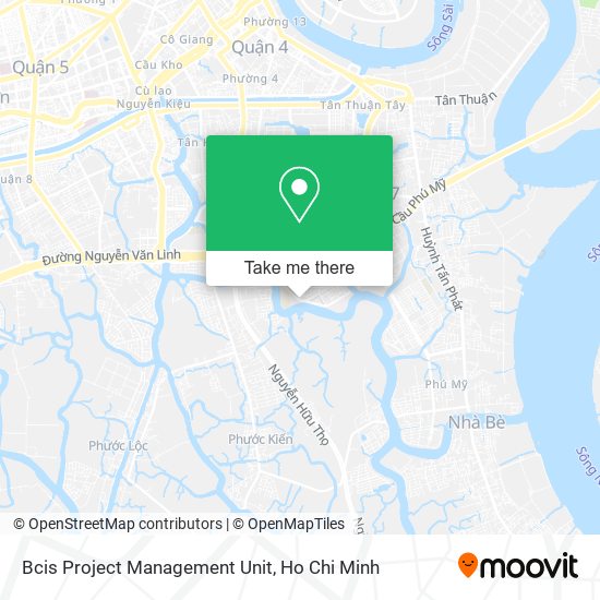 Bcis Project Management Unit map