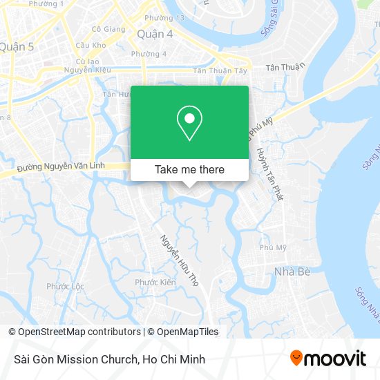 Sài Gòn Mission Church map