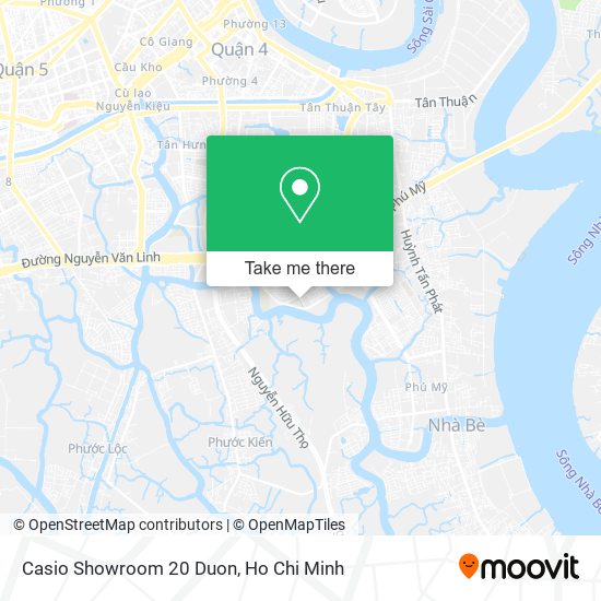 Casio Showroom 20 Duon map