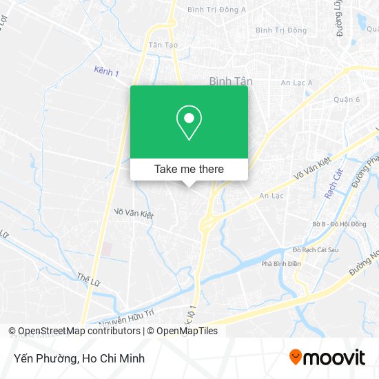 Yến Phường map
