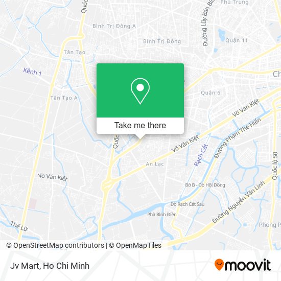 Jv Mart map